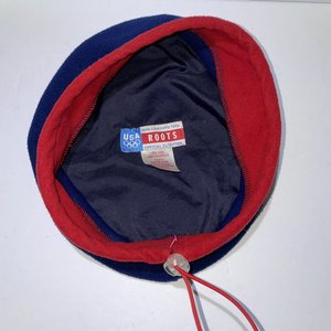 Roots USA Official Olympics 2002 Beanie Cap