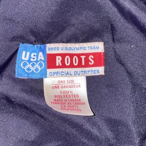 Roots USA Official Olympics 2002 Beanie Cap