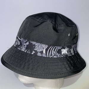 New Era x PXG Hawaiian Floral Black Bucket Hat Size L/XL