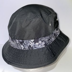 New Era x PXG Hawaiian Floral Black Bucket Hat Size L/XL