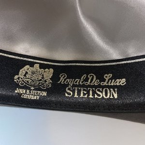 Stetson 'The Stetsonian' John Helmer Portland Gray Fedora Hat Size 7 1/8