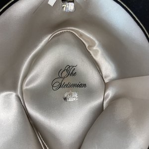 Stetson 'The Stetsonian' John Helmer Portland Gray Fedora Hat Size 7 1/8