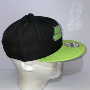 New Era Seattle Seahawks 9Fifty Neon Green Big Logo Snapback Cap