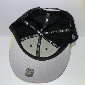 New Era Seattle Seahawks 9Fifty Neon Green Big Logo Snapback Cap