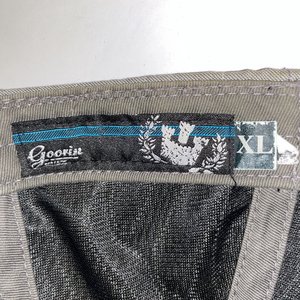 Goorin Bros Gray Crochet Short Brim Cap Size XL