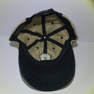 Ahead Ballen Isles Vintage Tan Baseball Cap Shiny Badge