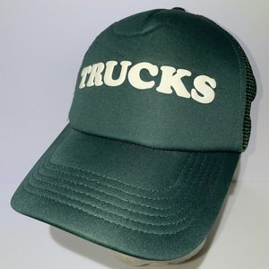 Donut Media Trucks Green Trucker Hat