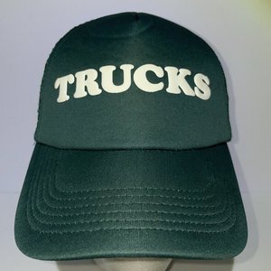 Donut Media Trucks Green Trucker Hat