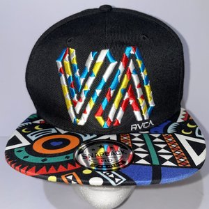 RVCA VA Colorful Geometric Snapback Cap