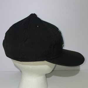 New Era Authentic Vintage Athletics 59Fifty Wool Black Baseball Cap Size 7 3/8