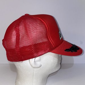 1979 Corvette Vintage Gold Leaf Red Otto Trucker Hat