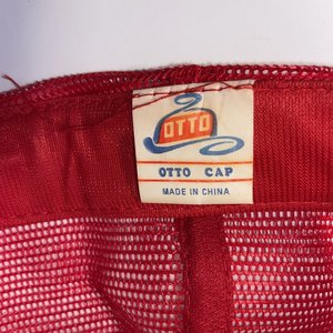 1979 Corvette Vintage Gold Leaf Red Otto Trucker Hat