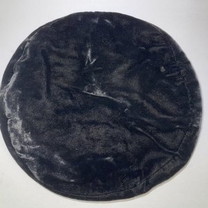 Betmar Black Velvet Vintage Beret Size M