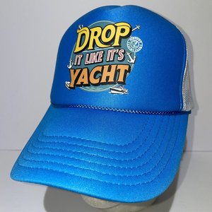 Otto 'Drop it like its Yacht' Light Blue Trucker Hat