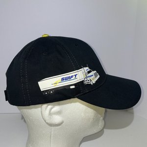 Swift Trucking Retro Black & Yellow Baseball Cap