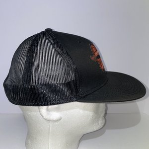 Tofitian End of the Road Culture Black Trucker Hat