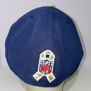 New Era 59Fifty Digital Camo Seahawks Salute to Service Baseball Cap Size 7 3/4