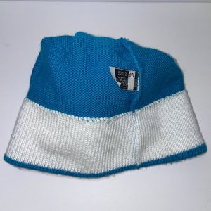 Igloos Sky Blue Wool Knit Vintage Pom-Pom Beanie Made in USA