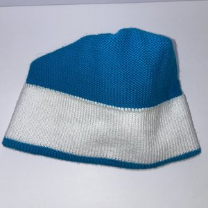 Igloos Sky Blue Wool Knit Vintage Pom-Pom Beanie Made in USA