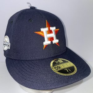New Era Houston Astros 2017 Champs Patch 59Fifty On-Field Cap Size 7 1/4