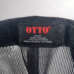 Otto Rodeo Hippie Black Trucker Hat