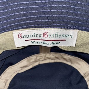 Country Gentleman Blue Water Repellant Vintage Bucket Hat Size 7 1/4