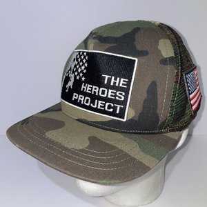 Chrome Hearts x The Heroes Project Camo Trucker Hat