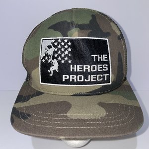 Chrome Hearts x The Heroes Project Camo Trucker Hat