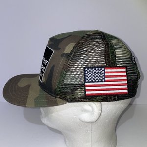 Chrome Hearts x The Heroes Project Camo Trucker Hat