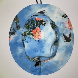 Columbia Bora Bora Vista Blue Printed Booney Sun Hat Size L/XL