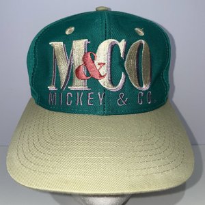 Mickey & Co. Sea Green Vintage Snapback Cap
