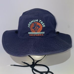 American Needle Joshua Tree National Parks Collection Blue Boonie Hat Drawstring