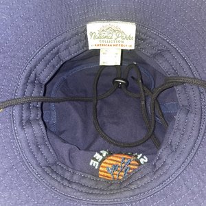 American Needle Joshua Tree National Parks Collection Blue Boonie Hat Drawstring