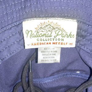 American Needle Joshua Tree National Parks Collection Blue Boonie Hat Drawstring
