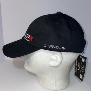 CPX Pickleball x CCPWealth Black Baseball Cap