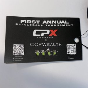 CPX Pickleball x CCPWealth Black Baseball Cap