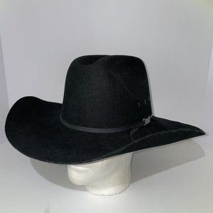 Eddy Bros 2X Ghost Rider Black Cowboy Hat Size 7 1/2 USA