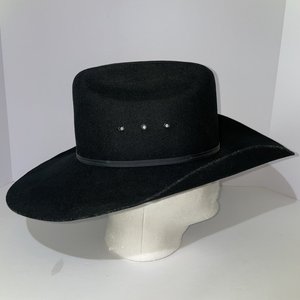 Eddy Bros 2X Ghost Rider Black Cowboy Hat Size 7 1/2 USA