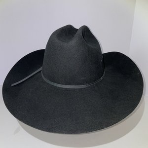 Eddy Bros 2X Ghost Rider Black Cowboy Hat Size 7 1/2 USA