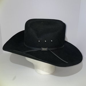 Eddy Bros 2X Ghost Rider Black Cowboy Hat Size 7 1/2 USA