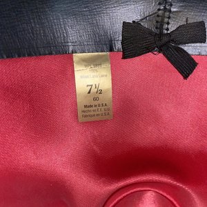 Eddy Bros 2X Ghost Rider Black Cowboy Hat Size 7 1/2 USA