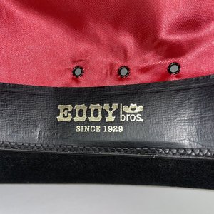 Eddy Bros 2X Ghost Rider Black Cowboy Hat Size 7 1/2 USA