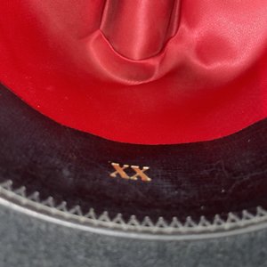 Eddy Bros 2X Ghost Rider Black Cowboy Hat Size 7 1/2 USA