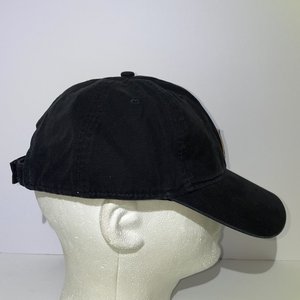 Carhartt Leatherette Patch Black Dad Hat Brushed Cotton