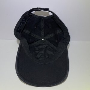 Carhartt Leatherette Patch Black Dad Hat Brushed Cotton