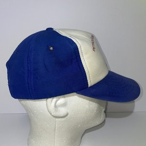 Petroleum Construction Bend Oregon Vintage Blue and White Snapback Hat