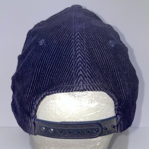 Alaska Waving Flag Corduroy Vintage Blue Drawstring Baseball Cap
