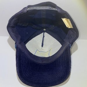 Alaska Waving Flag Corduroy Vintage Blue Drawstring Baseball Cap