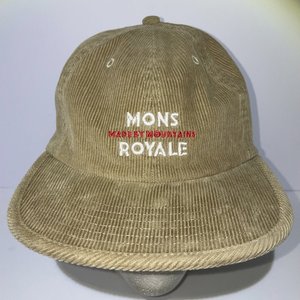 Mons Royale Corduroy Roam Brown Camp Hat