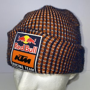 Red Bull Genuine KTM Racing Orange & Blue Knit Beanie